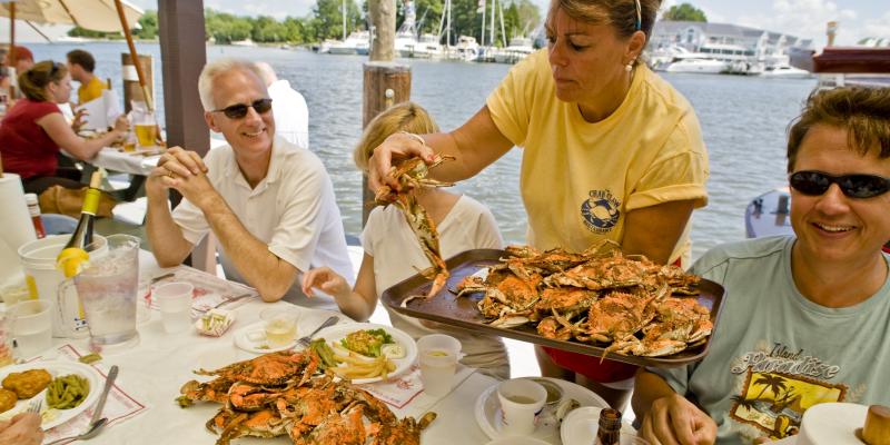 The Crab Claw Restaurant in St. Michaels, Maryland